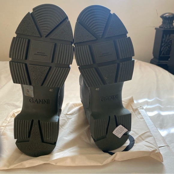 BRAND NEW (w/Box & Dust Bag) GANNI Rubber Boots - Size 10 - Style S1526 - Picture 10 of 16
